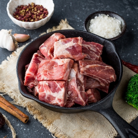 有机黑毛猪小排(500克) 【热线400-658-1300】,【 人人一亩田有机农庄官方网站 】